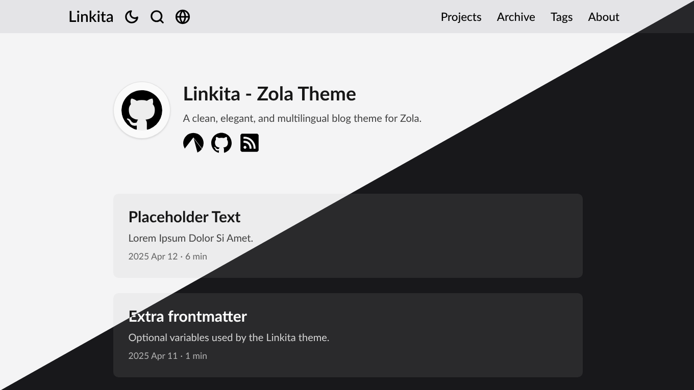 Screenshot of Linkita
