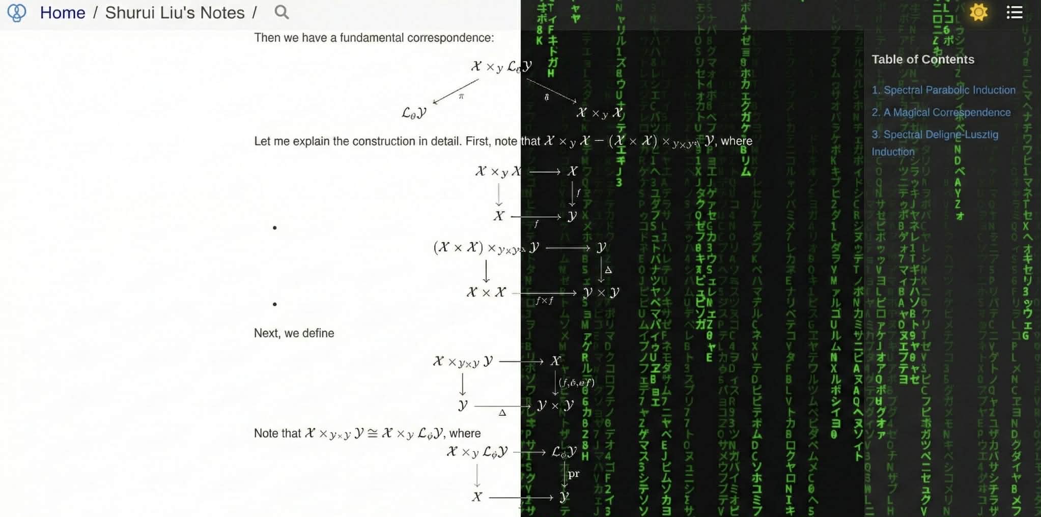 Screenshot of MATbook